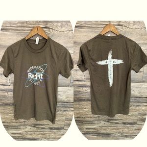 Arm green redemption fitness t-shirt